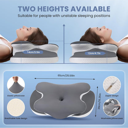 Memory Foam Kissen Nackenkissen - Orthopädisches Kopfkissen