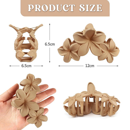 Blumen Haarklammer Set 8 Stück für Damen Mädchen Rutschfest