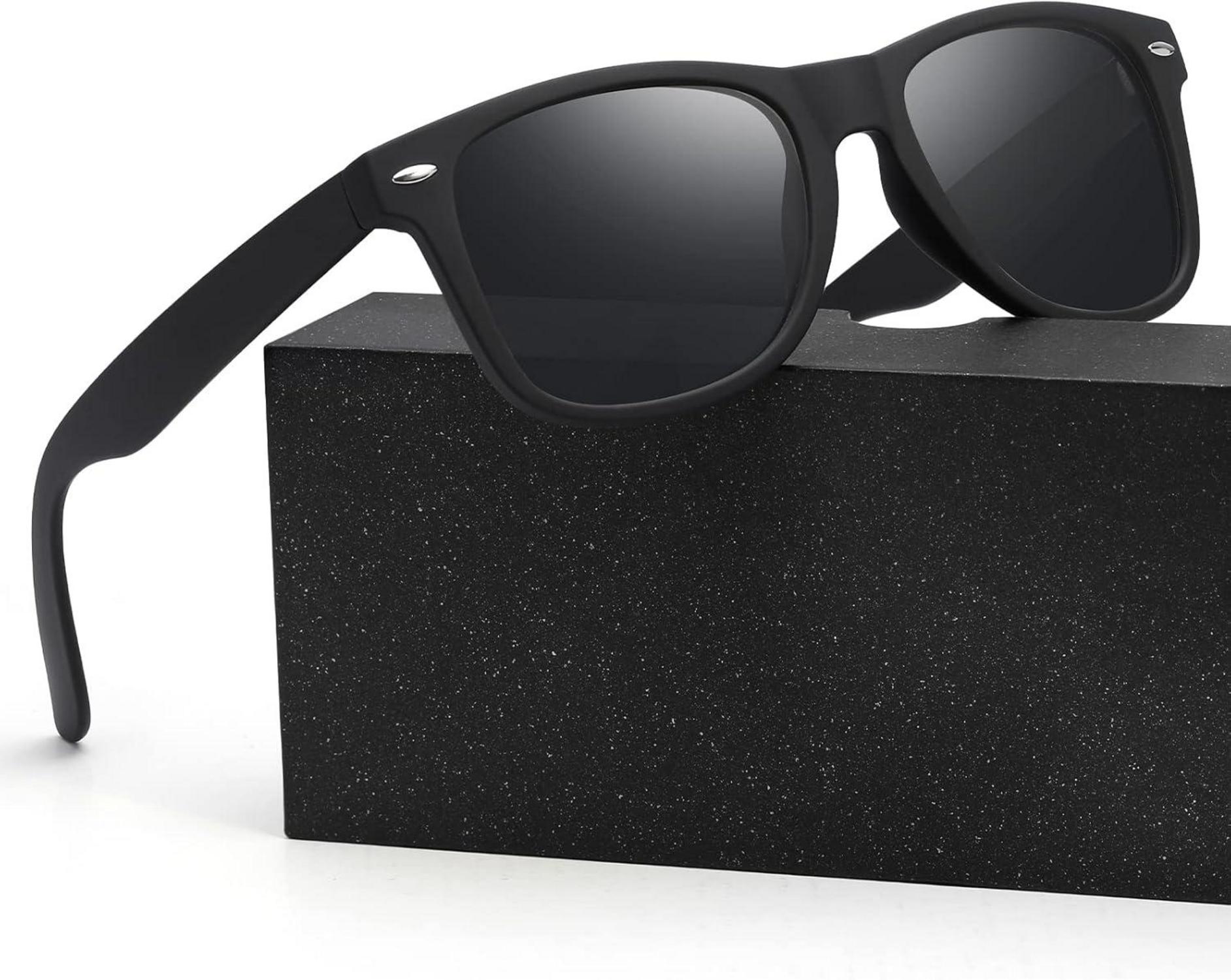 Polarisierte Sonnenbrille UV400 Retro Vintage Sportbrille