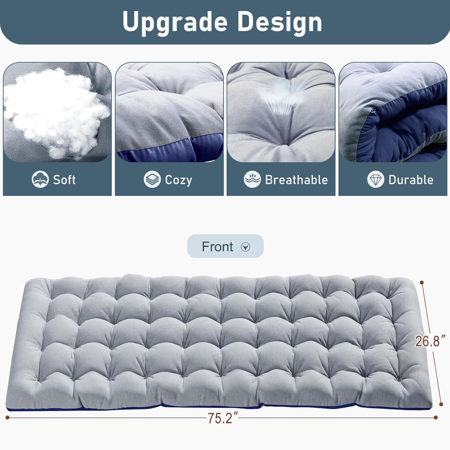 Faltbares Gästebett mit Matratze, 200KG Belastbarkeit, Schwarz