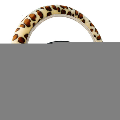 Lenkradbezug Leopardenmuster – Flauschig & Rutschfest