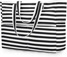 Strandtasche XXL mit Reißverschluss Damen Shopper Leicht Faltbare
