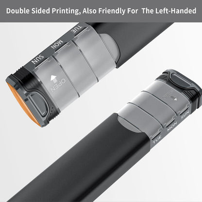 Serfeymi Tablettenbox 7 Tage Metall Pillendose Organizer