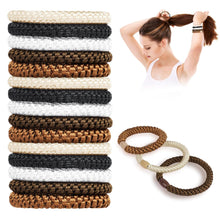 15er Pack Elastische Haargummis Haarbänder Damen Mädchen Zopfgummi