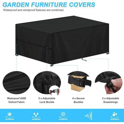 Gartenmöbel Abdeckung 150x80x70cm – UV & Wetterfest
