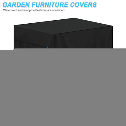 Gartenmöbel Abdeckhaube 190x90x80cm – UV & Wetterfest