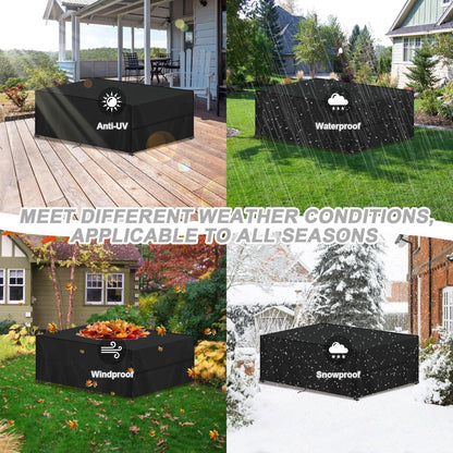Gartenmöbel Abdeckhaube 190x90x80cm – UV & Wetterfest