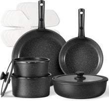 Topfset 15-teilig mit abnehmbaren