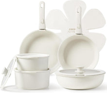 Topfset mit abnehmbaren Griffen 15-teilig Induktion Pfannenset