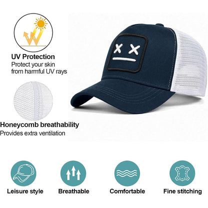 Baseballkappe Herren – Skurriles Stickdesign & UV-Schutz