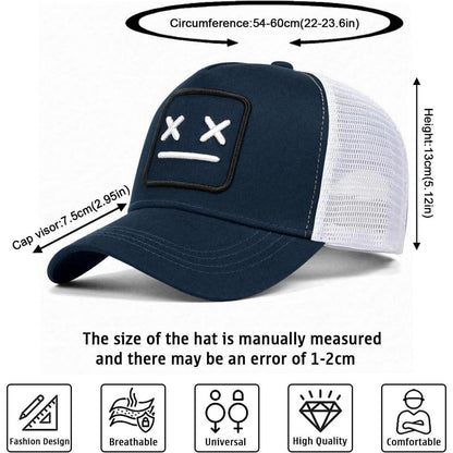 Baseballkappe Herren – Skurriles Stickdesign & UV-Schutz