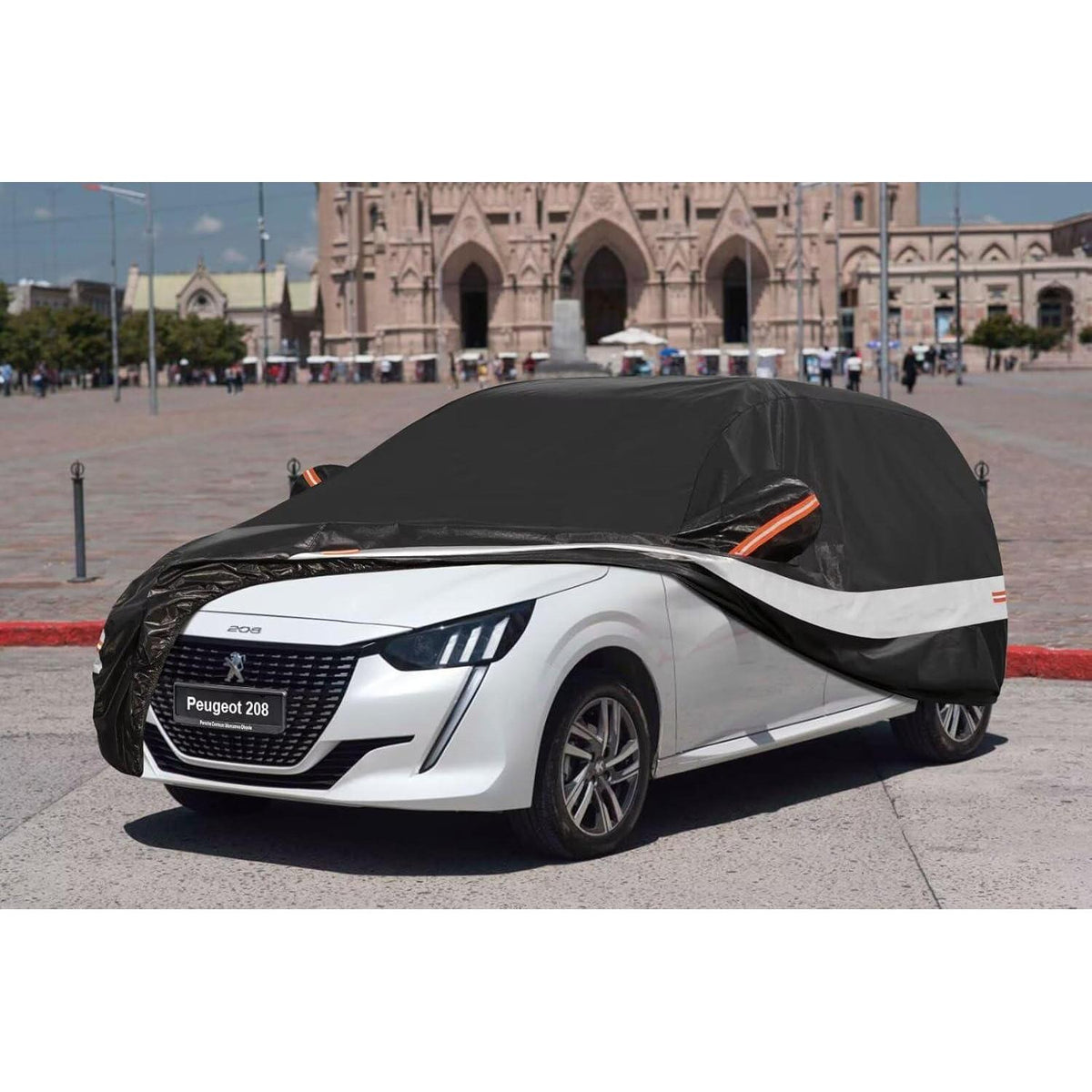 Autoabdeckung Peugeot 208 (2012-2025) – Wasserdicht & Ganzjährig