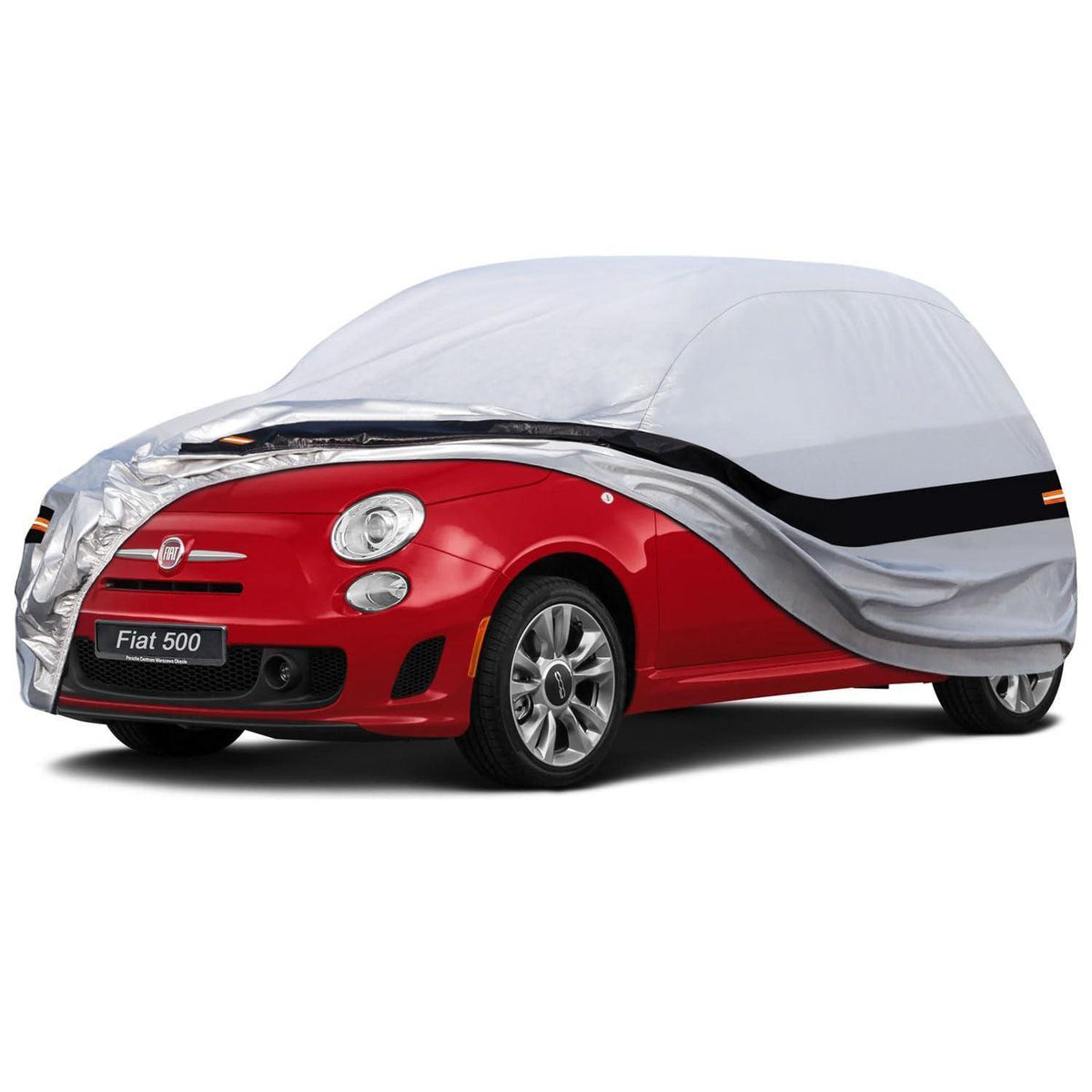 Autoabdeckung FIAT 500 Abarth 500 595 (2010-2025) – Wasserdicht & Ganzjährig