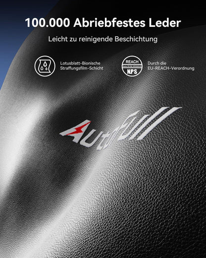 AutoFull Gaming Stuhl C3 Rennstil mit Fußstütze und Lendenwirbelstütze