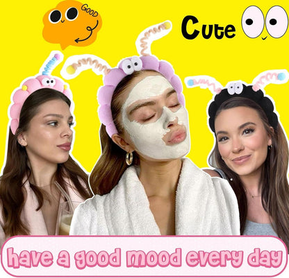 Spa-Stirnband Damen Schwamm Gesichts-Waschband Wolken Frottee Makeup