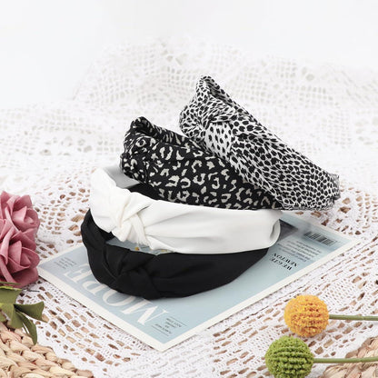Haarreifen Damen Mädchen 4 Stück Breites Stirnband Set Anti-Rutsch