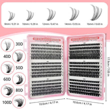Wimpern Extensions Set 580 Stück – Natürlicher Look & DIY