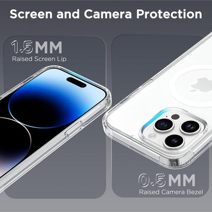 iPhone 14 Pro Max Hülle mit MagSafe, Kameraschutz, matt transluzent