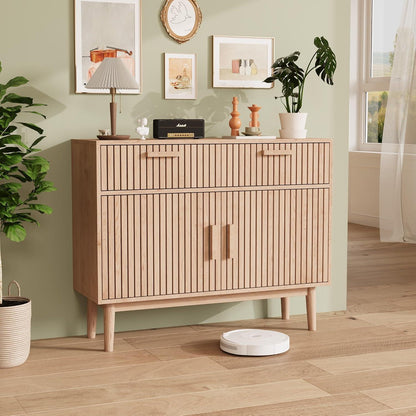 Rustikales Farmhouse Sideboard mit 2 Schubladen & Tür