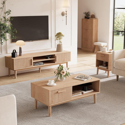 Rustikales Farmhouse Sideboard mit 2 Schubladen & Tür