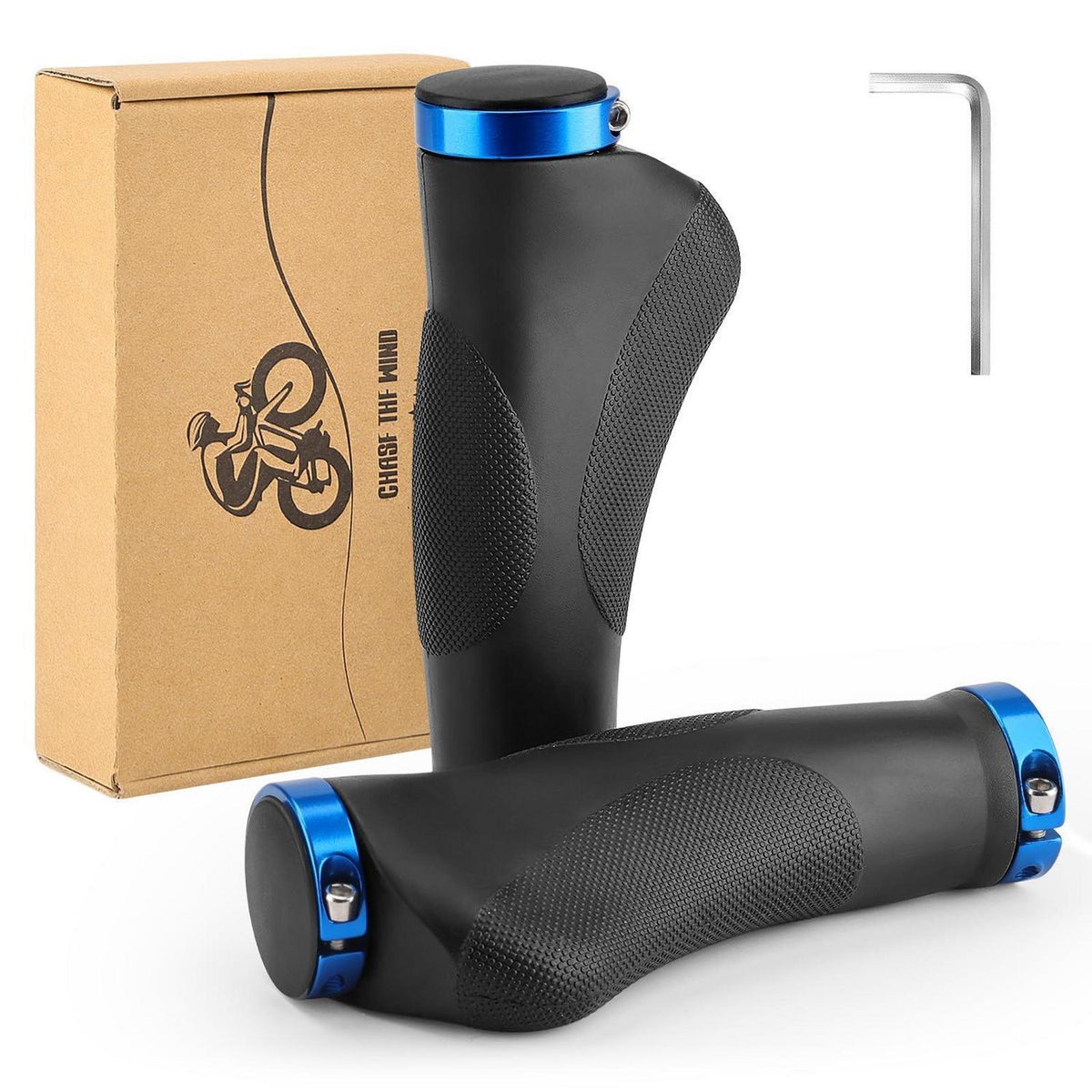 Ergonomische Fahrradgriffe mit Anti-Rutsch-Design