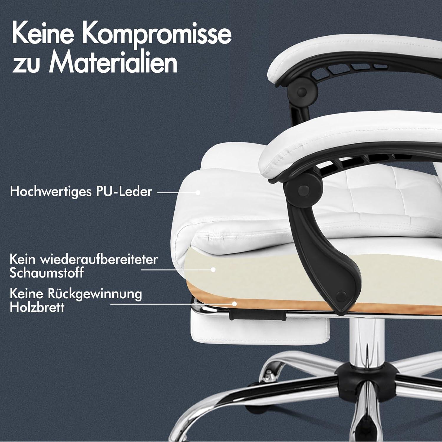 Bürostuhl mit Massagefunktion und ergonomischem