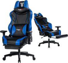Ergonomischer Gaming Stuhl 200kg Belastbarkeit Blau