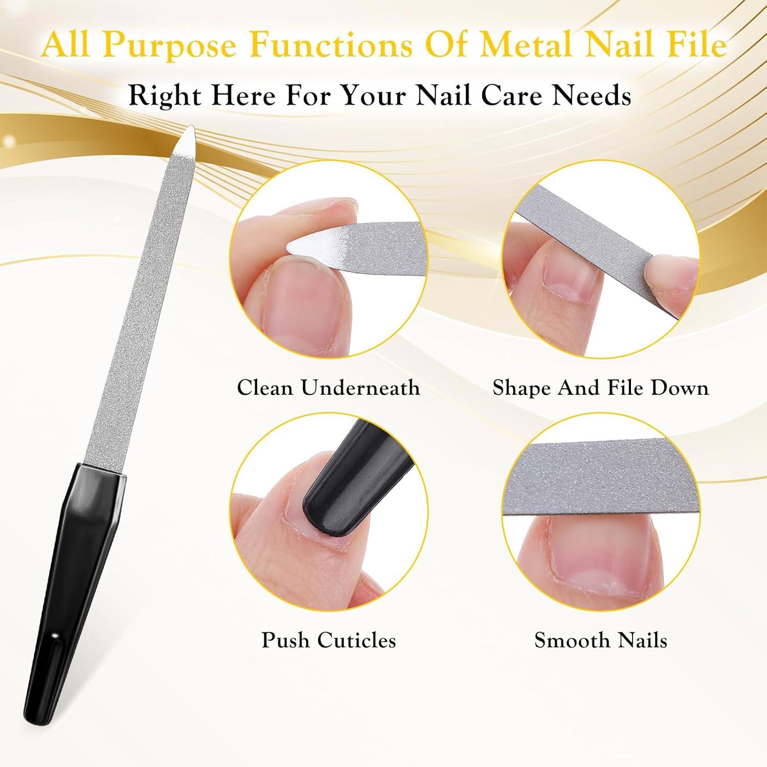 6er Set Nagelfeilen für Maniküre Pediküre Naturnägel Gelnägel