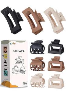 Haarklammern 3 Stile mittelgroße kleine rechteckige quadratische