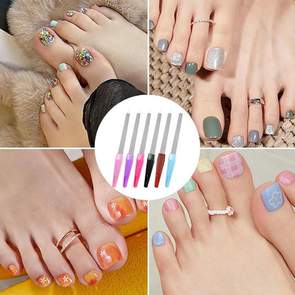 6er Set Nagelfeilen Naturnägel Maniküre Pediküre Gelnägel Filen