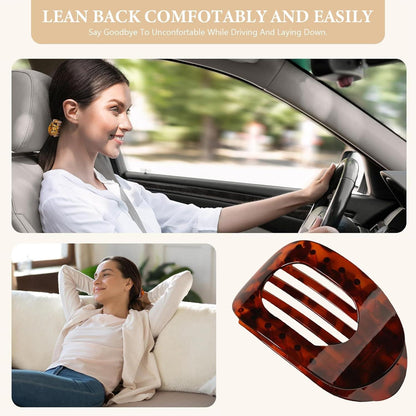 Yeomju Leopard Haarklammer Set 4 Stück, flache Clips, für dünnes Haar