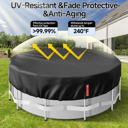 Poolabdeckung Rund 427cm – Winterschutz, UV-Schutz & Sauberkeit