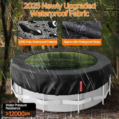 Poolabdeckung Rund 427cm – Winterschutz, UV-Schutz & Sauberkeit