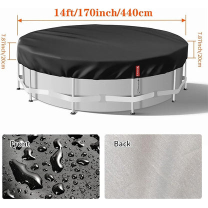 Poolabdeckung Rund 427cm – Winterschutz, UV-Schutz & Sauberkeit