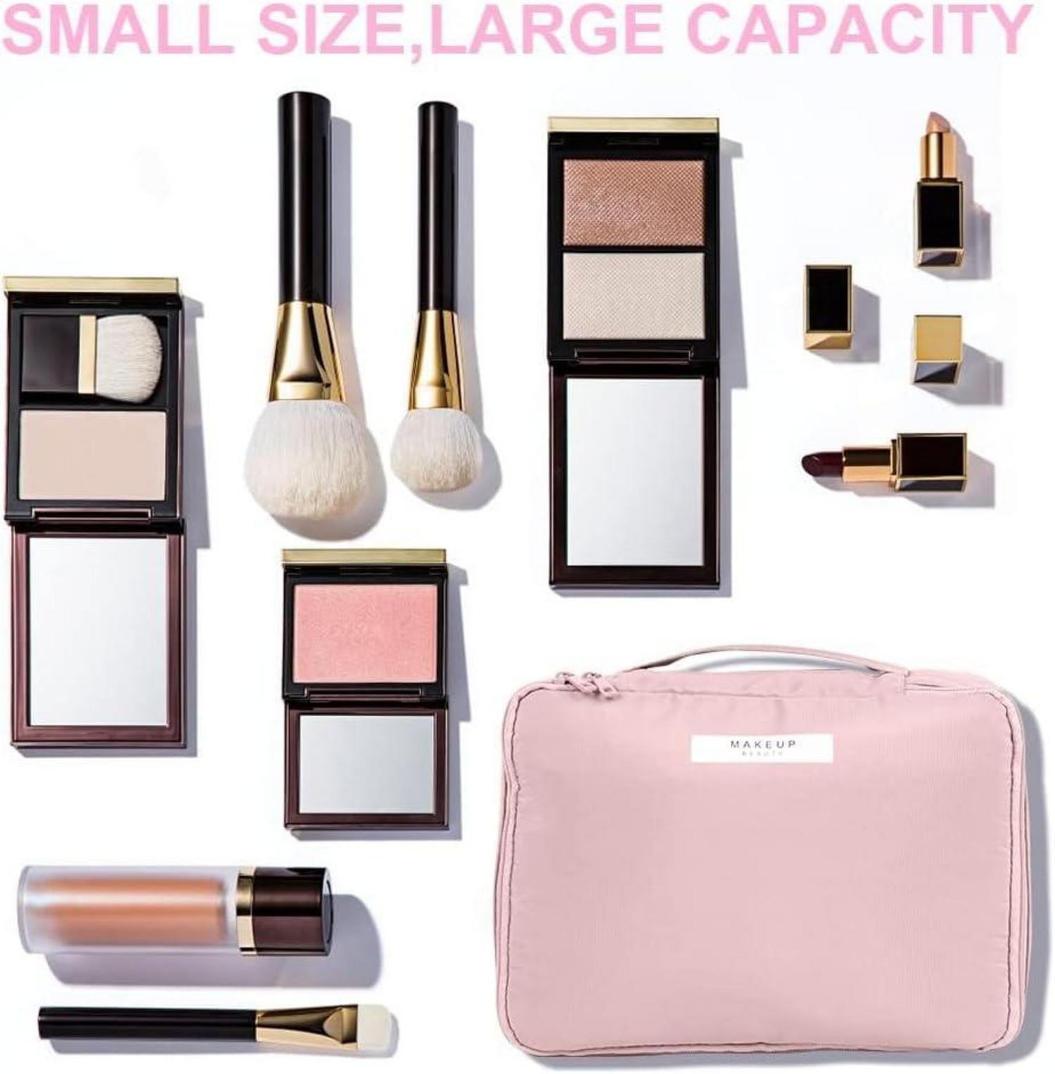 Wasserdichte Kosmetiktasche mit Make-up-Pinsel-Fach