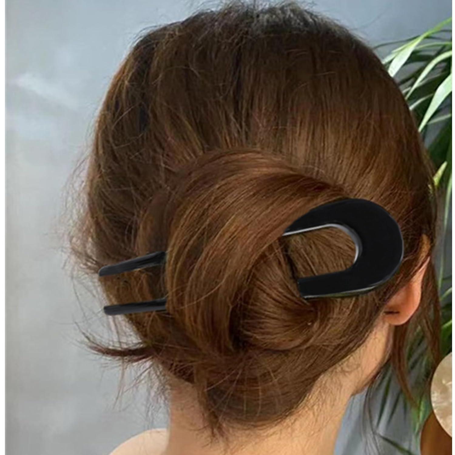 U-förmige französische Haarnadeln Set für feines und dickes Haar