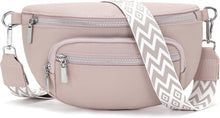Kleine Damen Umhängetasche Beige Vegan Leder Crossbody Bag
