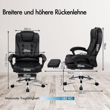 Ergonomischer Bürostuhl mit Wärmemassagefunktion und