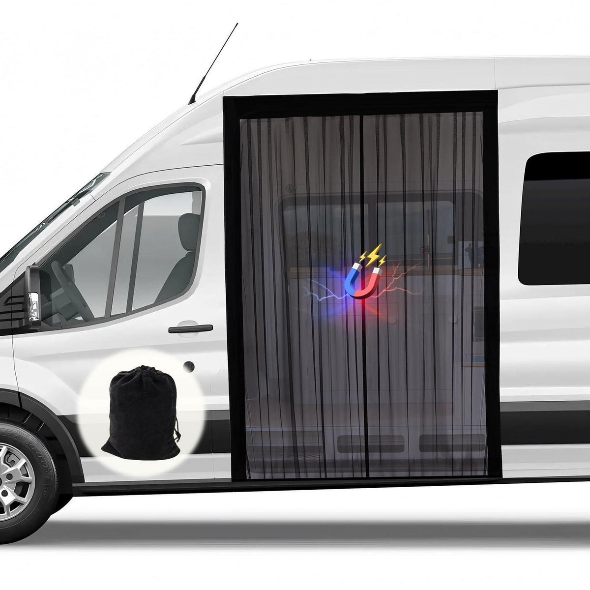 Van Moskitonetz Magnetisch – Insektenschutz für Sprinter & Co.