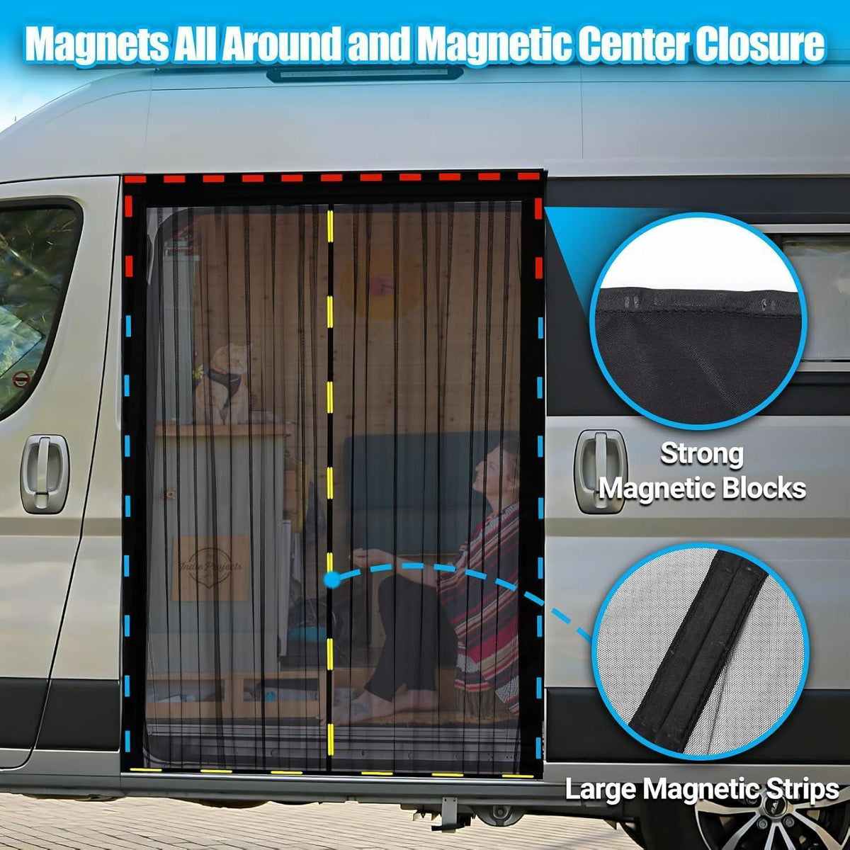 Van Moskitonetz Magnetisch – Insektenschutz für Sprinter & Co.