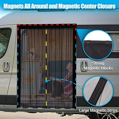 Van Moskitonetz Magnetisch – Insektenschutz für Sprinter & Co.