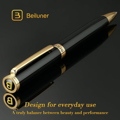 24K Gold Gel-Pen mit Klavierlack – Luxus Schreibstift