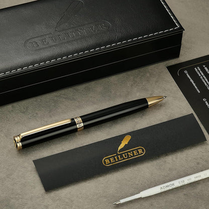 24K Gold Gel-Pen mit Klavierlack – Luxus Schreibstift