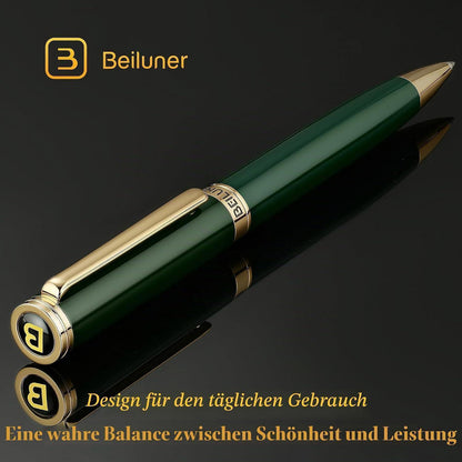24K Gold Gel-Stift mit Grünem Klavierlack – Luxus Geschenkset