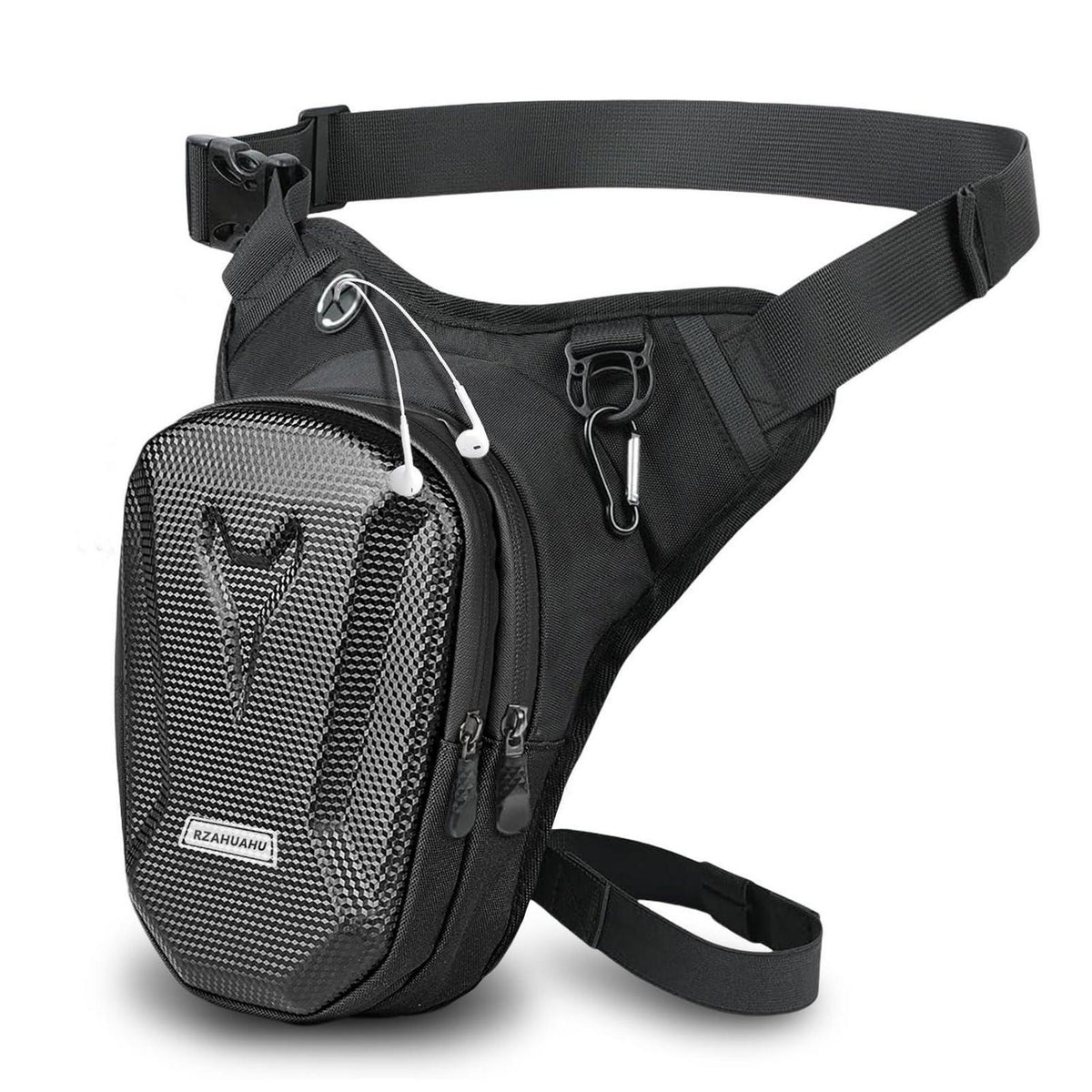 Motorrad Beintasche mit Verstellriemen & Karabiner