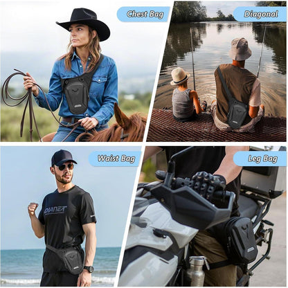 Motorrad Beintasche mit Verstellriemen & Karabiner