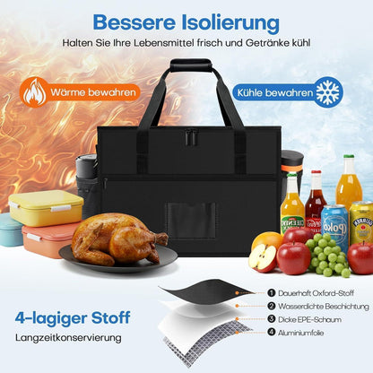 Faltbare Kühltasche 40L – Picknicktasche für Camping & Outdoor