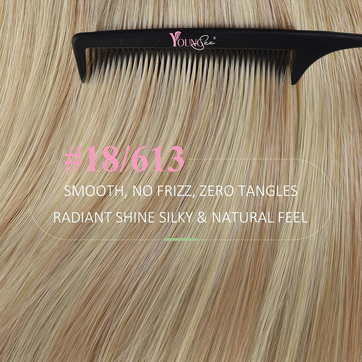 Blond Tape Extensions Echthaar 55cm - 18/613