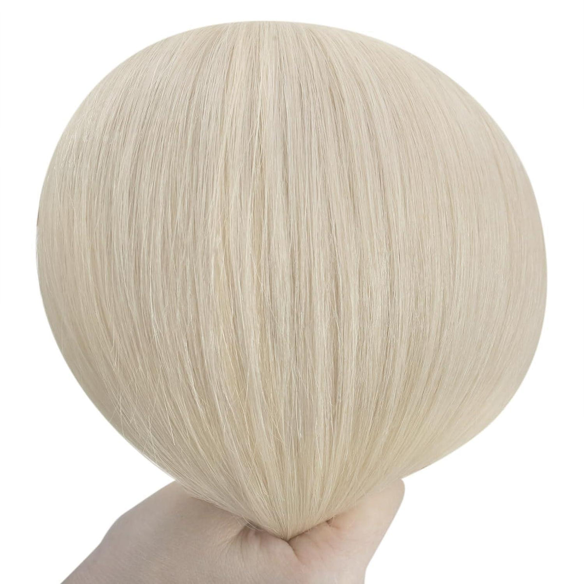 Echthaar Clip-in Extensions Platinblond 55cm