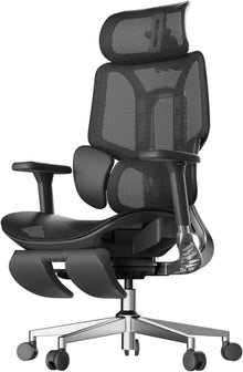 Ergonomischer Bürostuhl mit 3D-verstellbarer Kopfstütze und
